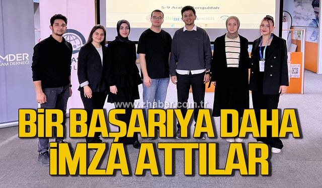 ZBEÜ Sivil Yaşam Topluluğu yine bir başarıya imza attı