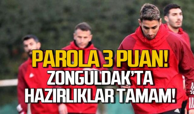 Parola 3 puan! Zonguldakspor'da hazırlıklar tamam!