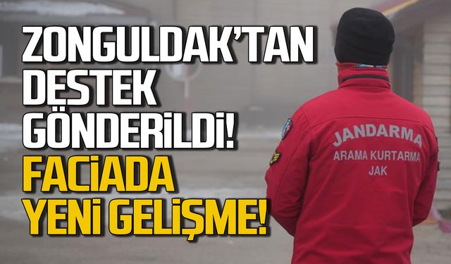 Zonguldak'tan destek gönderildi! Faciada yeni gelişme!