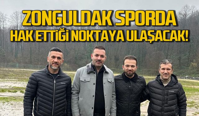 Spor tesislerini incelediler! Zonguldak sporda hak ettiği noktaya ulaşacak!