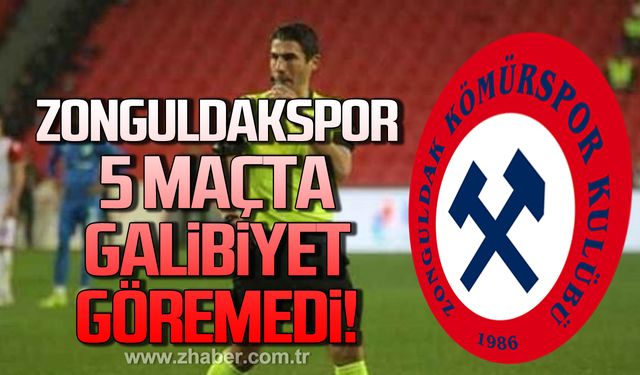 Zonguldakspor 5 maçta Avcı ile galibiyet göremedi!