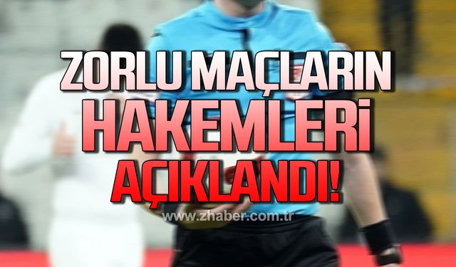 6 maçın sadece 3’ü oynanacak! Hakemler açıklandı