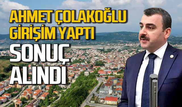 Ahmet Çolakoğlu girişim yaptı Çaycuma YKS sınav merkezi oldu