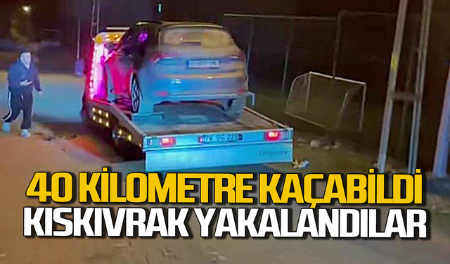 40 kilometre kaçabildi! Polisi atlattı jandarmaya yakalandı