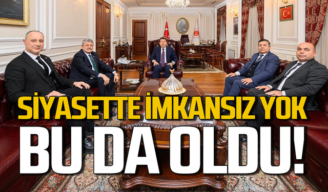 Siyasette imkansız yok! Sonunda bu da oldu