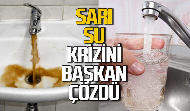 Su krizine tepki vardı! Belediye başkanı sorunu çözdü