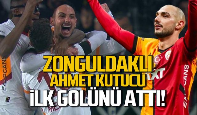 Zonguldaklı Ahmet Kutucu Galatasaray'da ilk golünü attı!