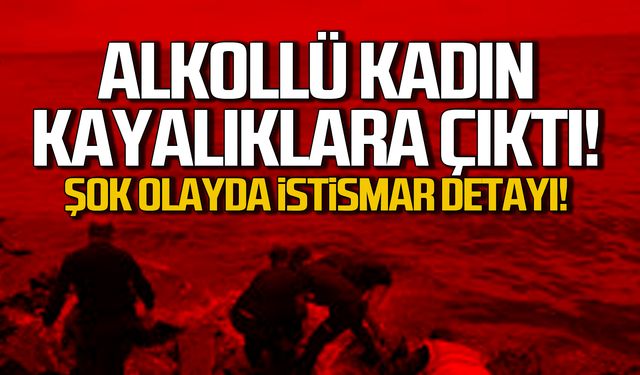 Alkollü kadın canına kıymak istedi! Şok olayda istismar detayı!