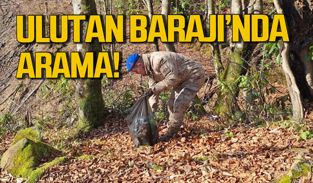 Ulutan Barajı’nda Jandarma ve öğrenciler çöp topladı