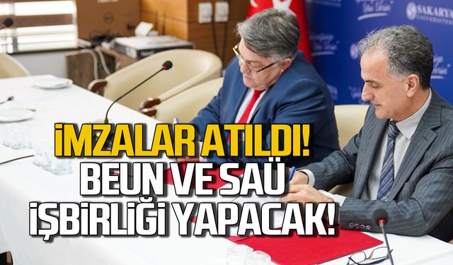 İmzalar atıldı! BEUN ve Sakarya Üniversitesi işbirliği yapacak!