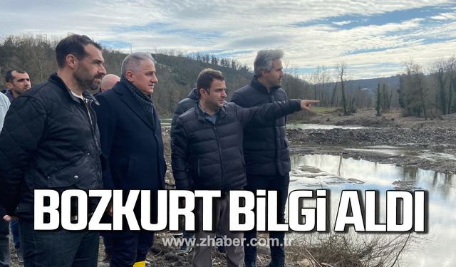 Saffet Bozkurt Kdz. Ereğli'de dere ıslah ve köprü çalışmasını yerinde inceledi!