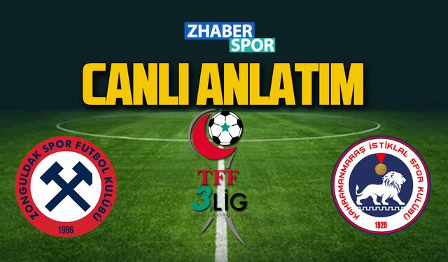 Zonguldakspor Kahramanmaraş İstiklalspor canlı