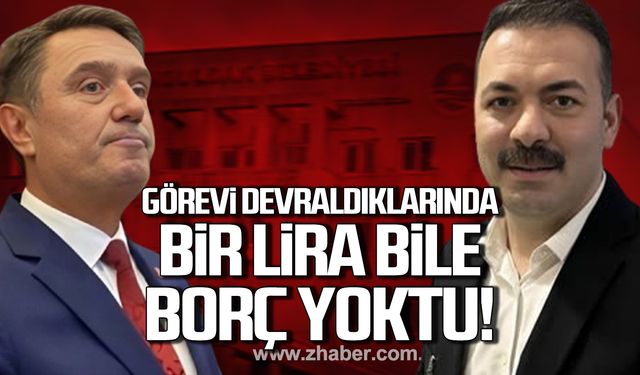 Çağlayan; "Görevi devraldıklarında belediyenin bir lira bile borcu yoktu”