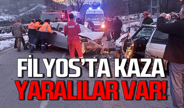 Filyos'ta feci kaza: Yaralılar var!