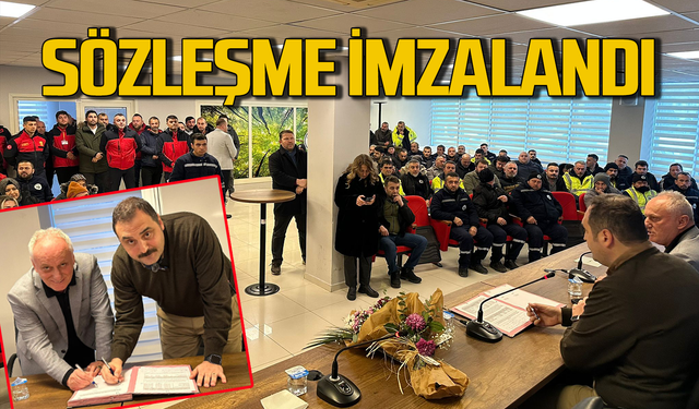 Toplu sözleşme imzalandı! İşçiler mutlu işveren mutlu