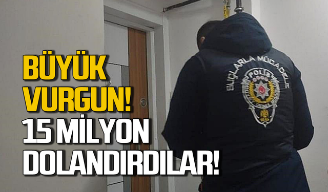 15 milyon lira dolandırdılar! Polisten kaçamadılar