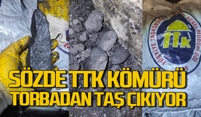 Sözde TTK kömürü! Çuvaldan taş çıkıyor