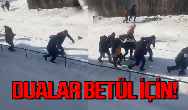 Karda kaydı beton duvara çarptı! Dualar Betül Zümre Güzel için!