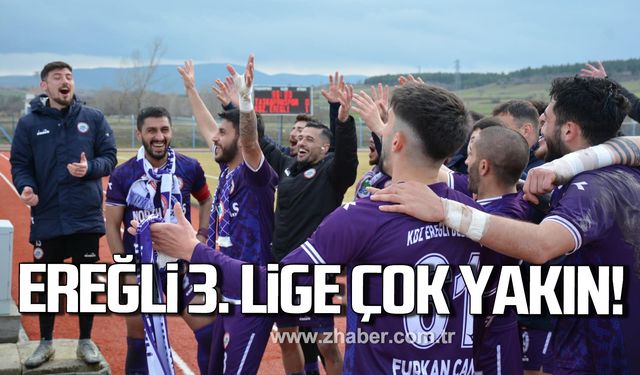 Kdz. Ereğli Belediyespor 3. Lige bir adım daha yaklaştı!