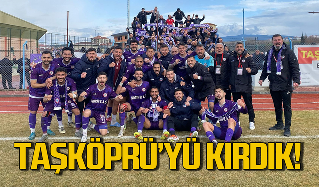 Ereğli Belediyespor'a engel yok! Taşköprü'yü de kırdık