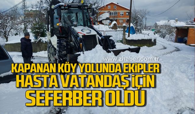 İl özel idare ekipleri diyaliz hastası vatandaş için seferber oldu