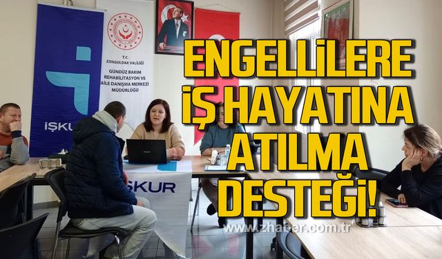 Zonguldak'ta engelli bireylere iş arama eğitimi verildi