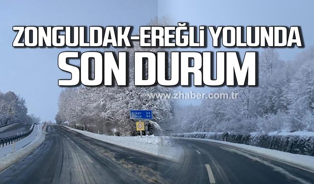 Zonguldak-Ereğli yolunda son durum!