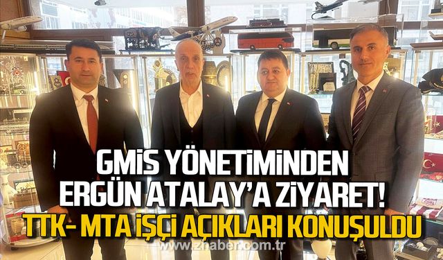 GMİS yönetiminden Ergün Atalay'a ziyaret! TTK-MTA işçi açıkları konuşuldu!