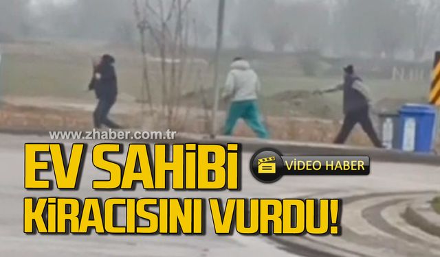 Ev sahibi kiracısını vurdu!