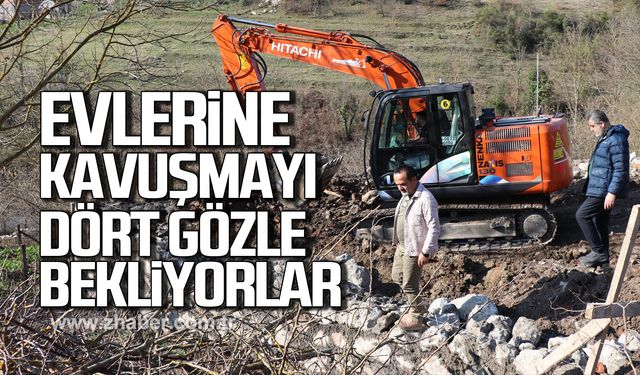 Yangın mağduru aile evlerine kavuşmayı dört gözle bekliyor!