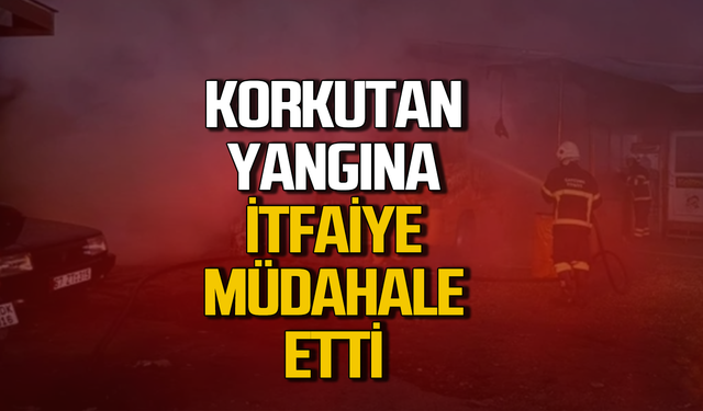 Zonguldak’ta yangın! İtfaiye olay yerinde