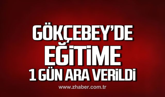 Gökçebey'de 7 Şubat Cuma günü okullar tatil edildi!