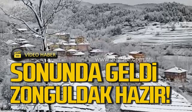 Zonguldak, Düzce, Bartın, Karabük hattında beyaz günler başladı!