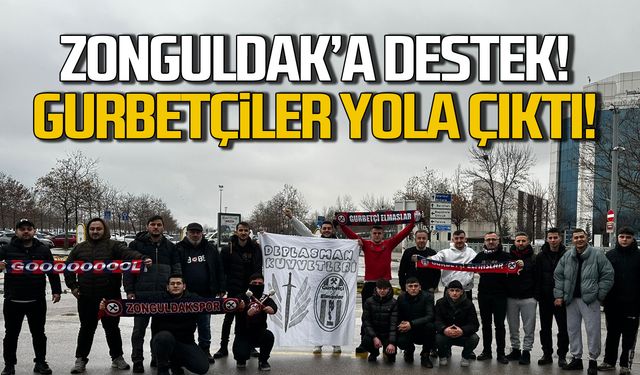 Zonguldak'a destek! Gurbetçi Elmas yola çıktı!