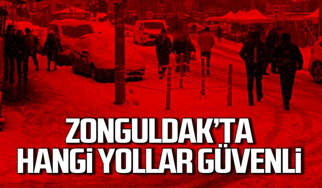 Kar yağışı sonrası hangi yollar güvenli? Zonguldak’ta Ulaşım Durumu!