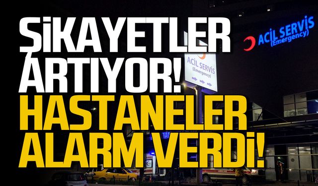 Zonguldak'ta hastaneler alarm verdi! Şikayetler artıyor!