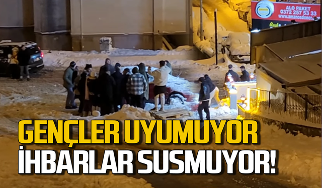 Zonguldak'ta gençler uyumuyor ihbarlar susmuyor!