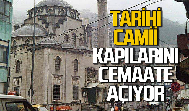 Tarihi Aziziye Cami kapılarını yeniden cemaate açıyor