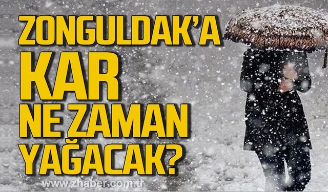 Meteoroloji tarih verdi! Zonguldak'ta kar alarmı!