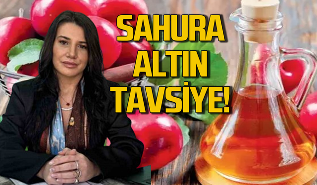 Gizem Güneş sahur için altın tavsiyede bulundu!