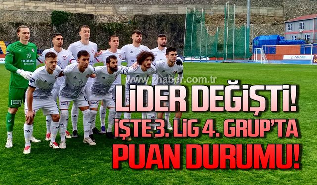 Lider değişti! İşte 3. Lig 4. Grup’ta puan durumu!