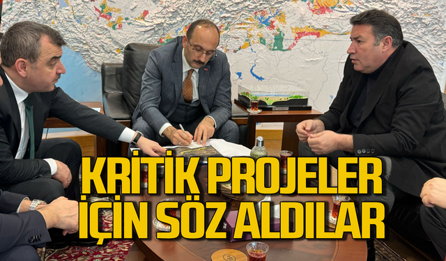 Zonguldak için kritik projeleri görüştüler!