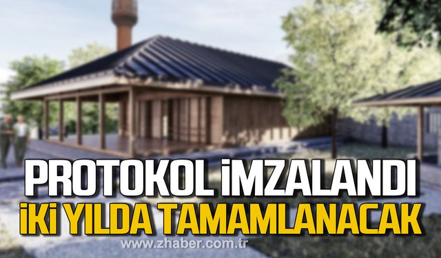 Çaycuma Belediyesi imzayı attı! İki yılda tamamlanacak!