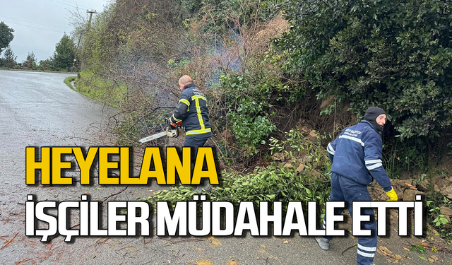 Heyelana belediye işçileri müdahale etti: Emniyet yolu açmadı