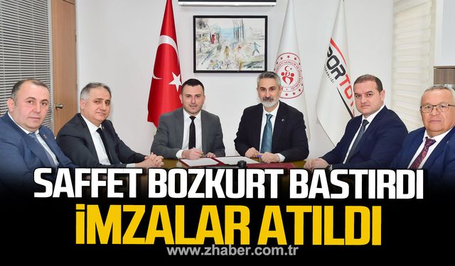 Kdz. Ereğli ve Alaplı’ya kazandırılacak spor tesisleri için protokol imzalandı!