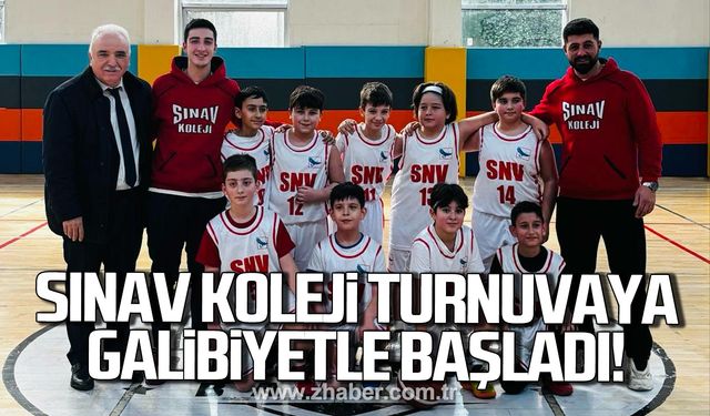 Sınav Koleji turnuvaya galibiyetle başladı!