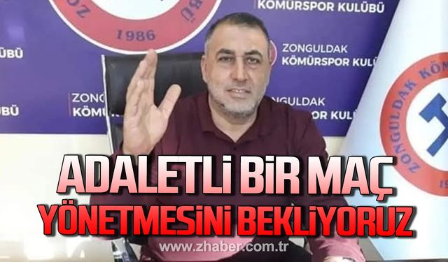 Şükrü Öztürk'ten hakem açıklaması! "Adaletli bir maç yönetmesini bekliyoruz"