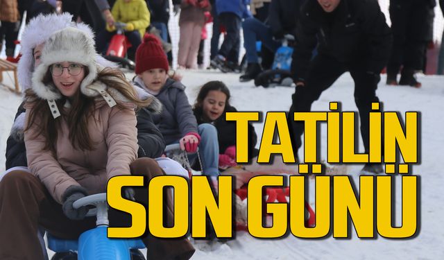 Tatilin son gününde öğrenciler buraya akın etti!