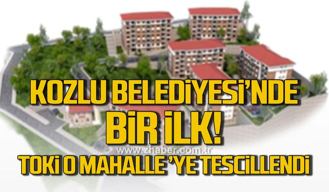 TOKİ Konutları, İhsaniye Mahallesi için tescillendi!