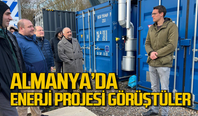 Zonguldak-Almanya heyetleri enerji projesini  görüştü